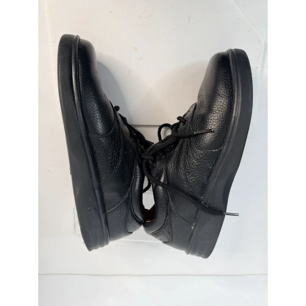 Dr. Comfort Lindsey Black Leather Lace Up Comfort Shoes Womens 6.5W Wide - Picture 7 of 12